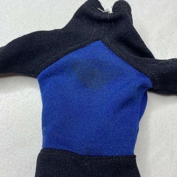 Vintage Ideal 1966 Captain Action 12" Figure Blue and Black One Piece Outfit - Picture 7 of 8